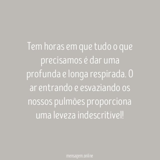 Respirar fundo