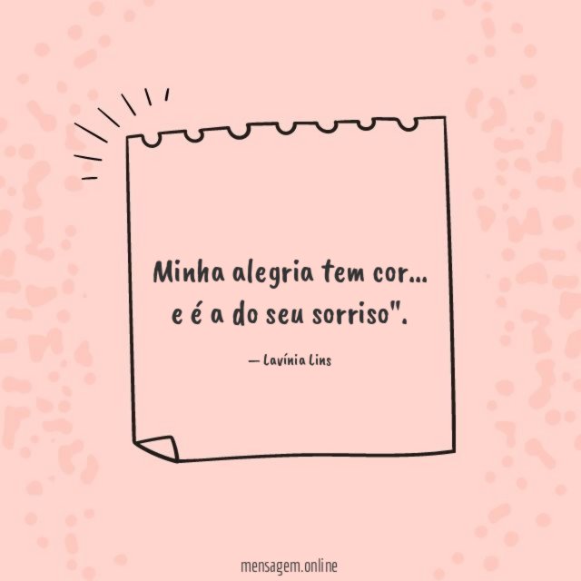 Minha alegria tem cor