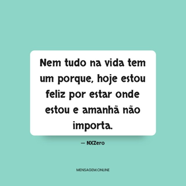 Nem tudo na vida tem um porque