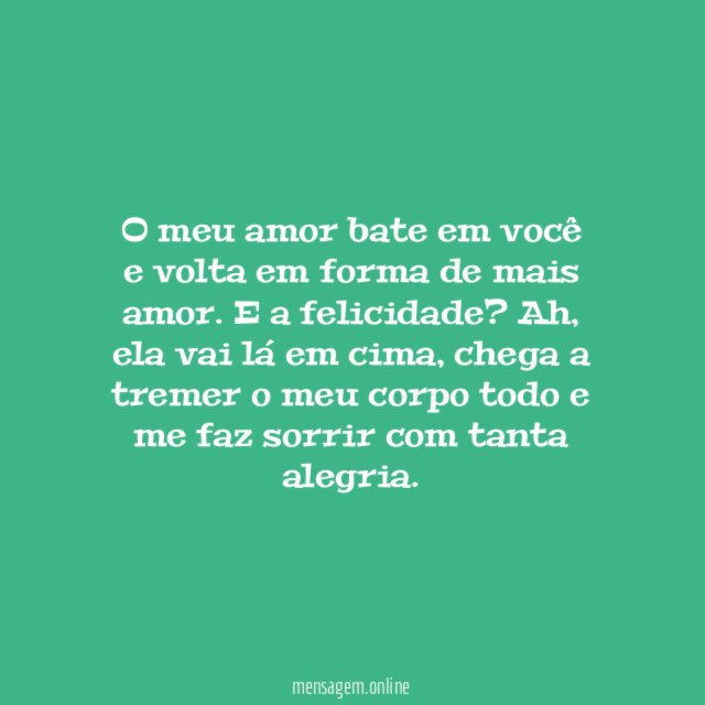 A alegria vai lá em cima