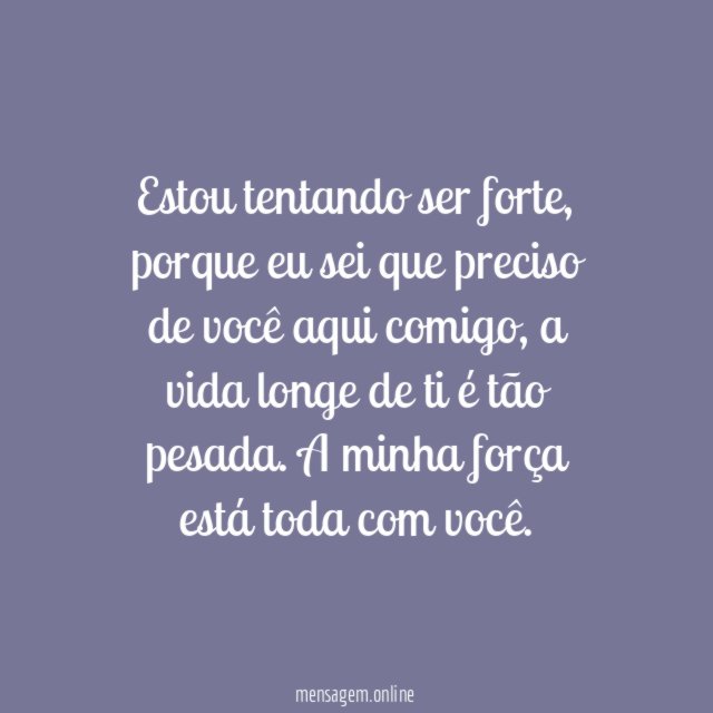 Preciso de você