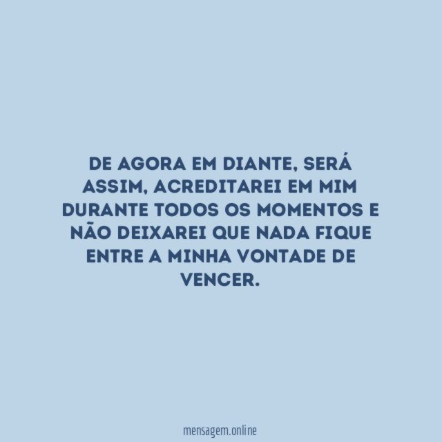 Assim será
