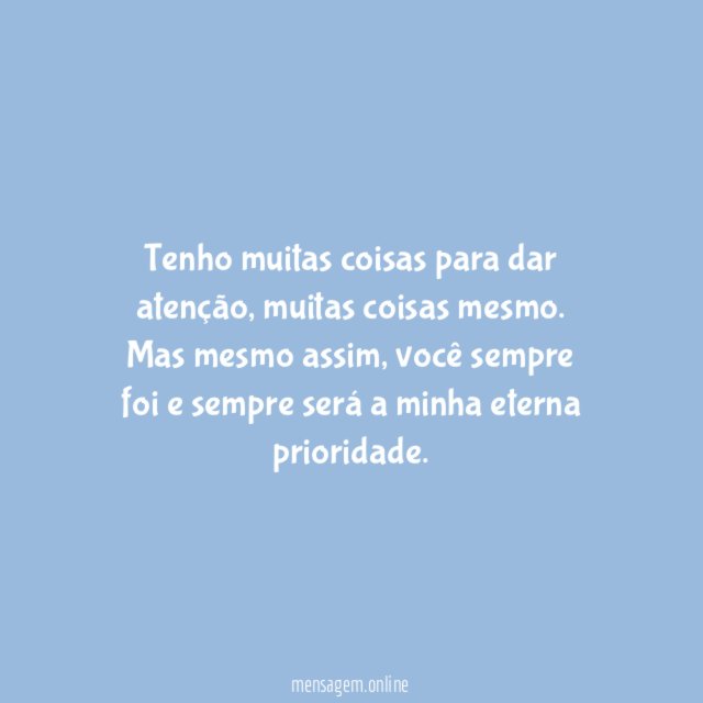 Eterna prioridade