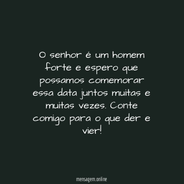 Que ainda venham muitos anos!