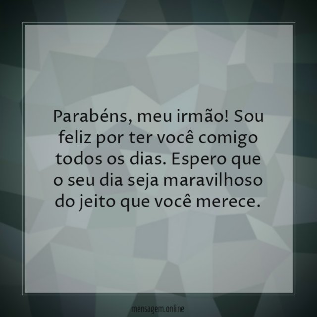 Parabéns