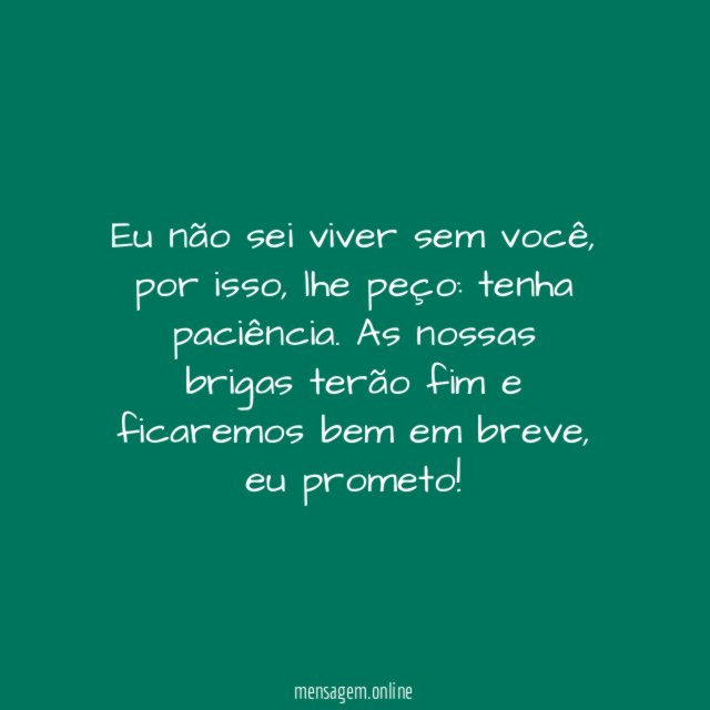 Ficaremos bem em breve