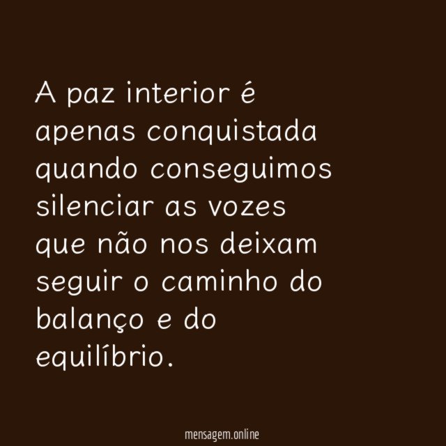 Paz interior