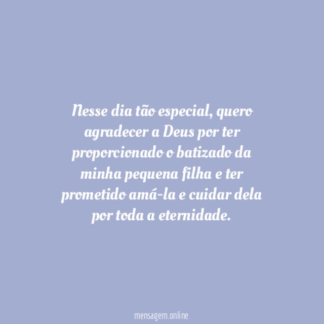 Um dia tão especial!