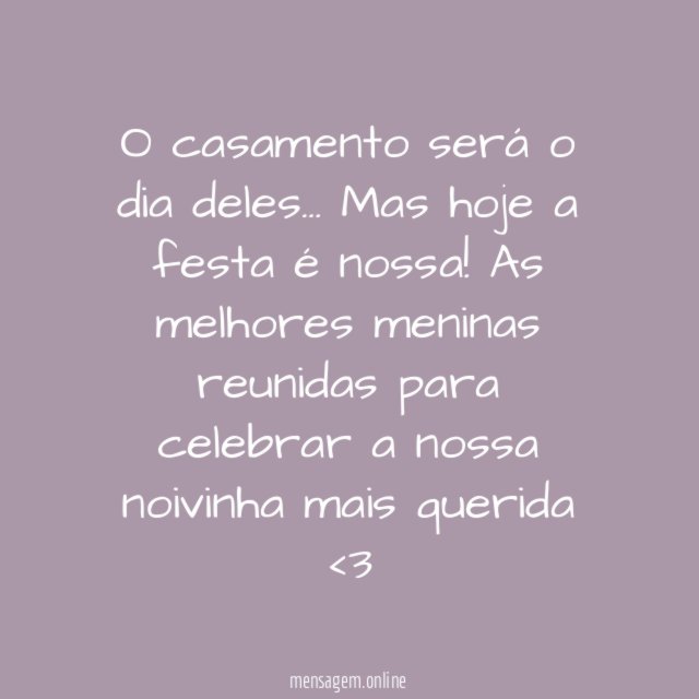 A festa é nossa