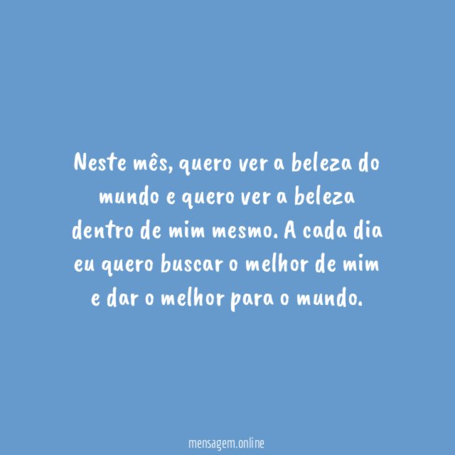 Eu e o mundo