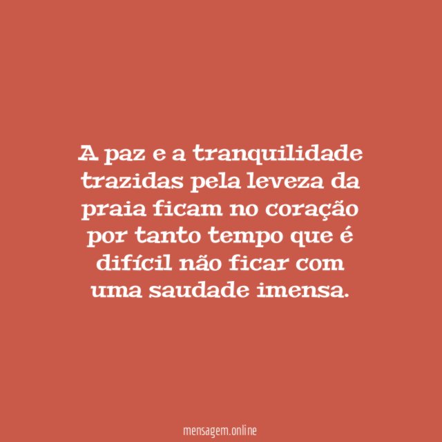 Tranquilidade