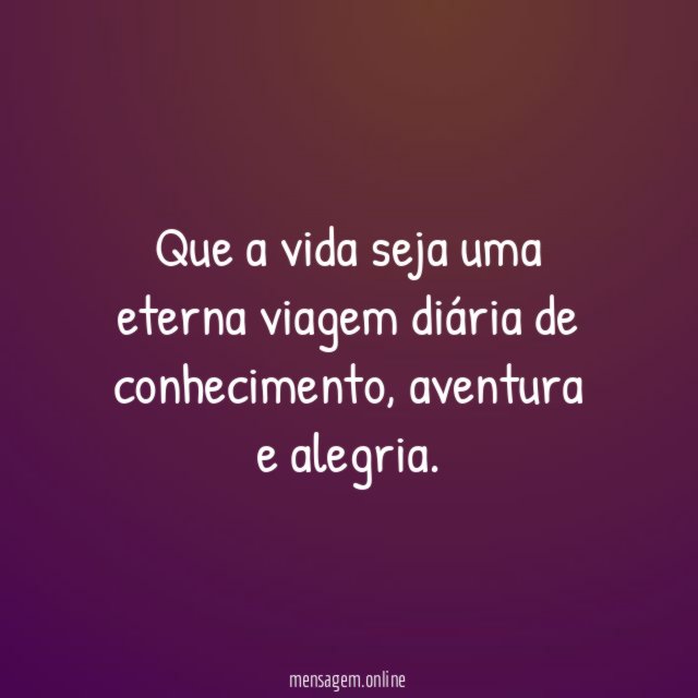 A viagem da vida