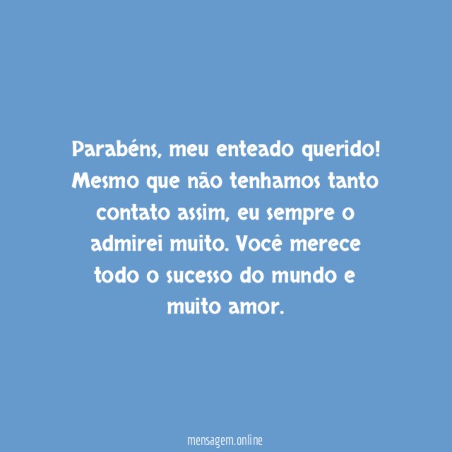 Sempre o admirei muito!