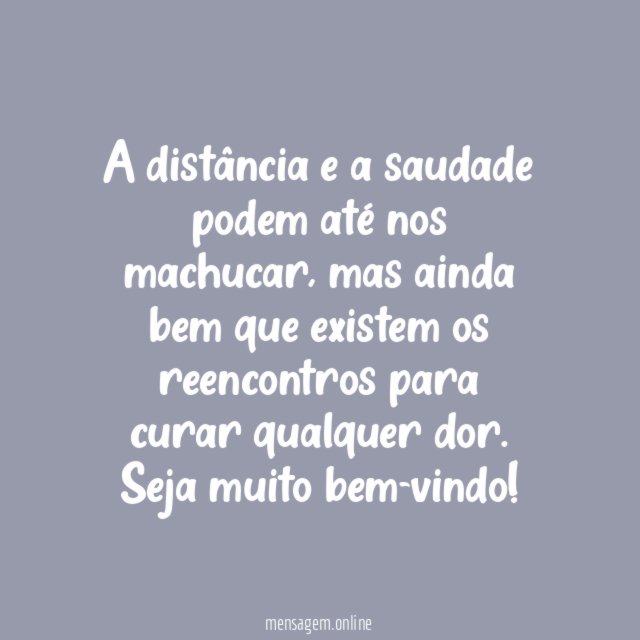 Reencontros felizes