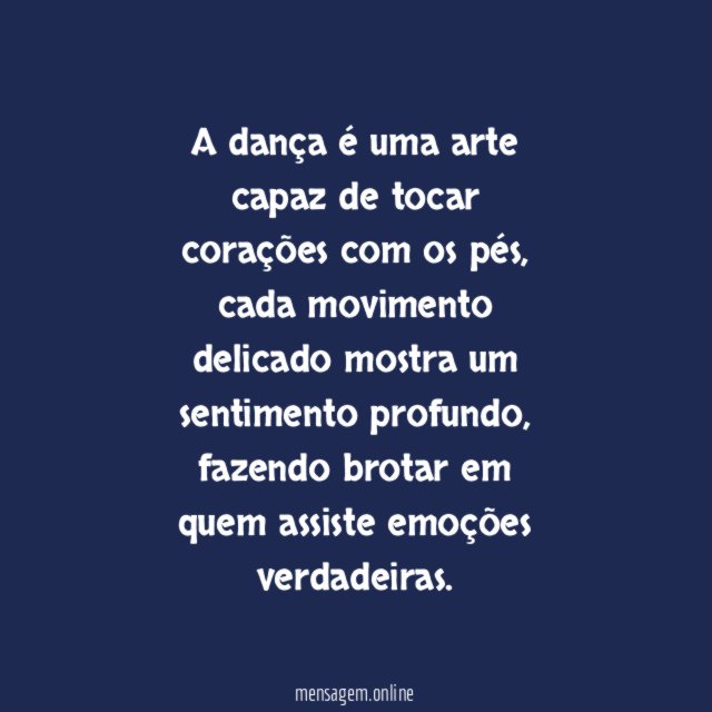 Tocando corações com os pés
