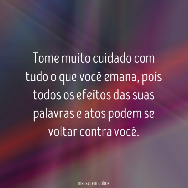 A Lei do Retorno não falha