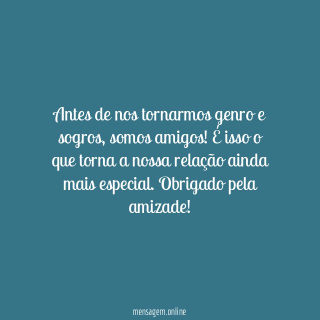 Mais do que sogros