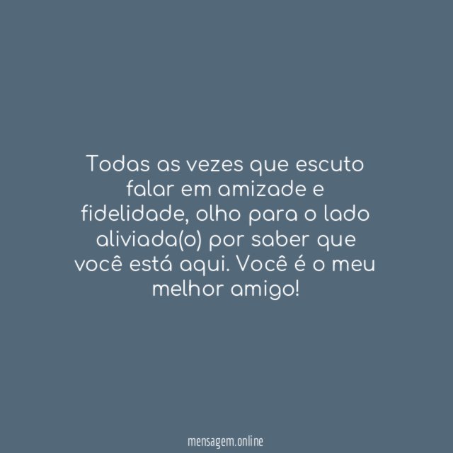 Meu melhor amigo