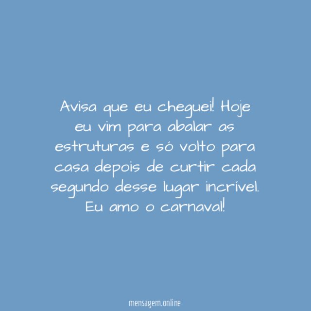 Vou causar