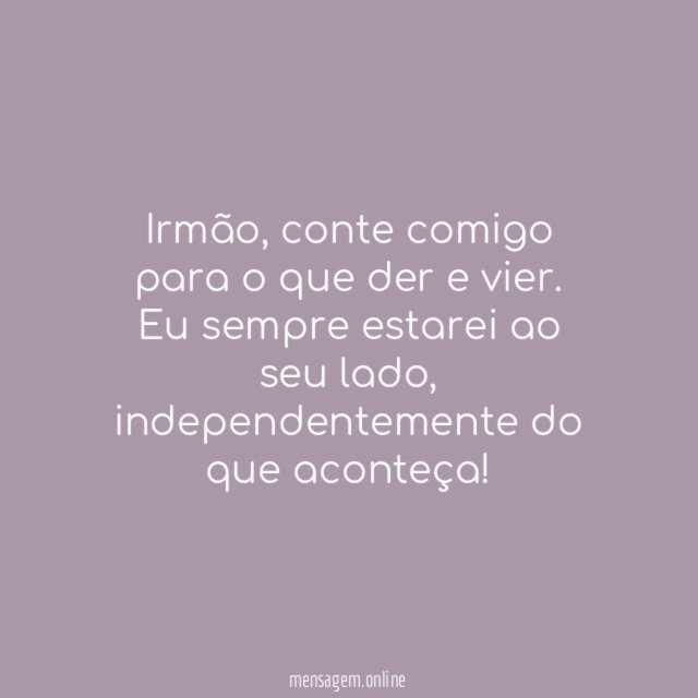 Conte sempre comigo