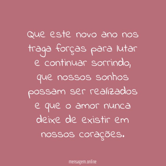 Forças para lutar