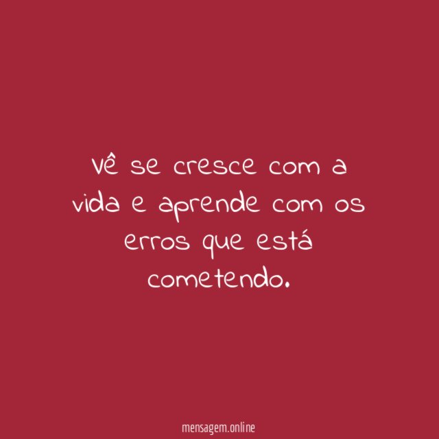 Aprendizados da vida