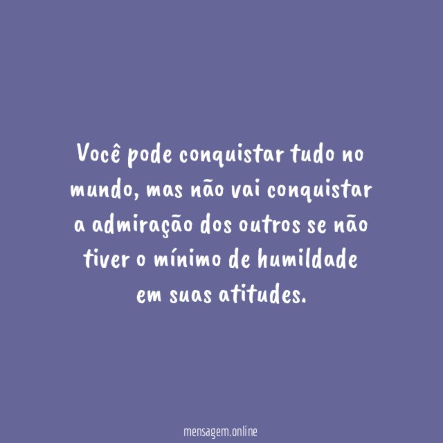 Humildade