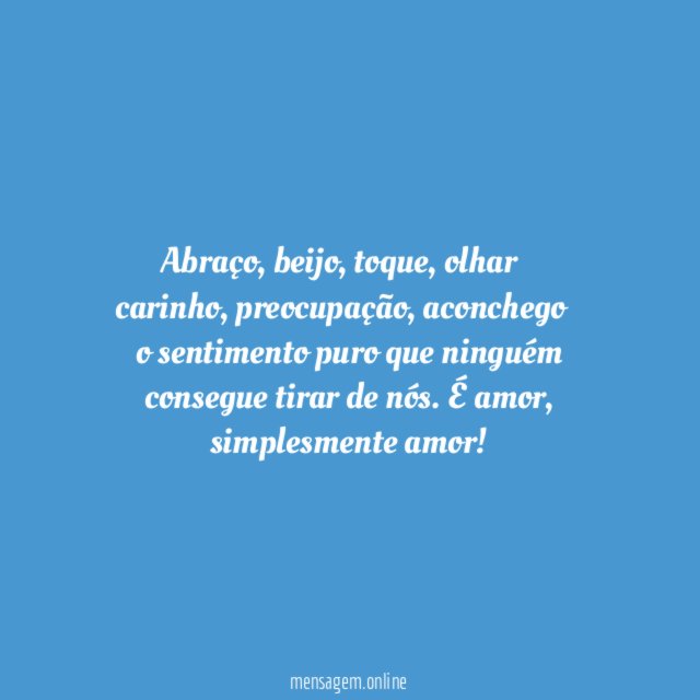 Simplesmente amor!