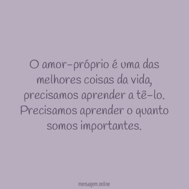 Amor-próprio