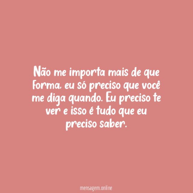 Quando?