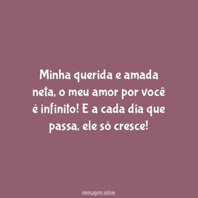 Meu amor é infinito