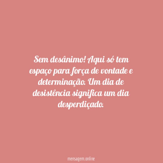 Foco nos objetivos