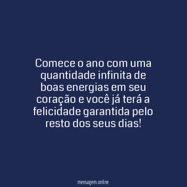 Boas energias
