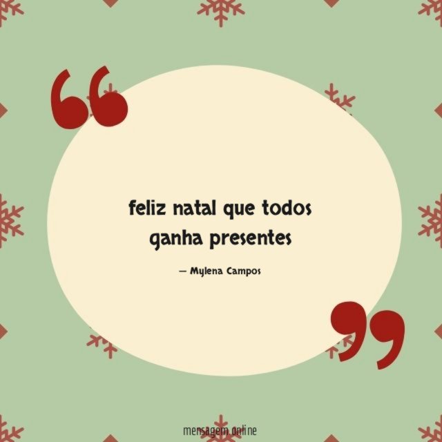 feliz natal que todos ganha presentes