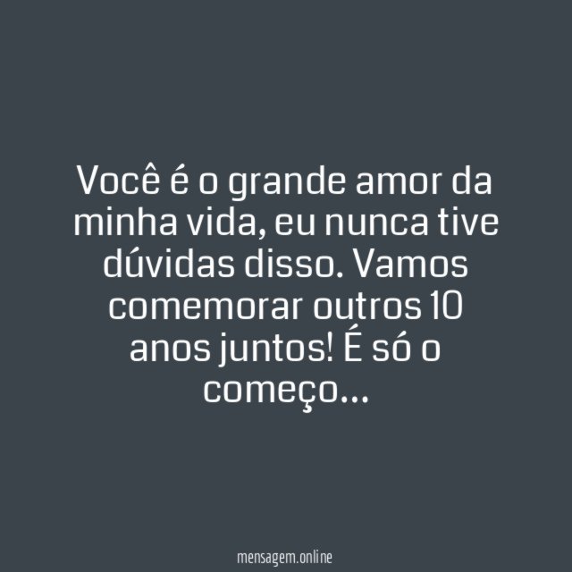 Amor da minha vida