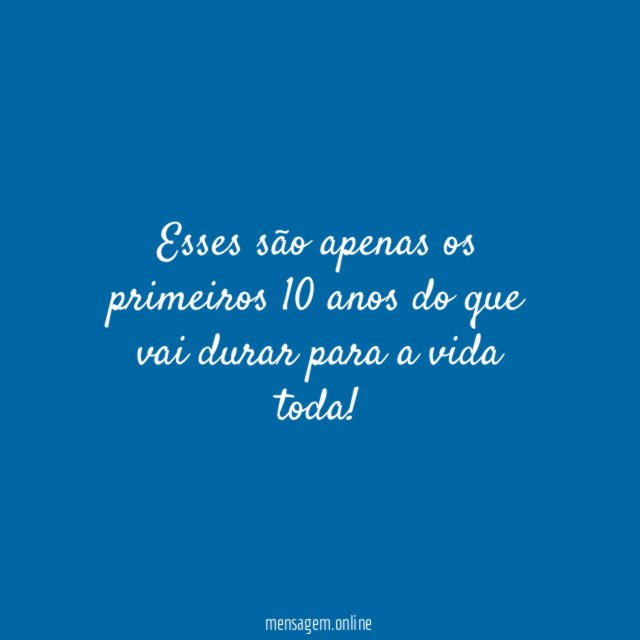 Para a vida toda!
