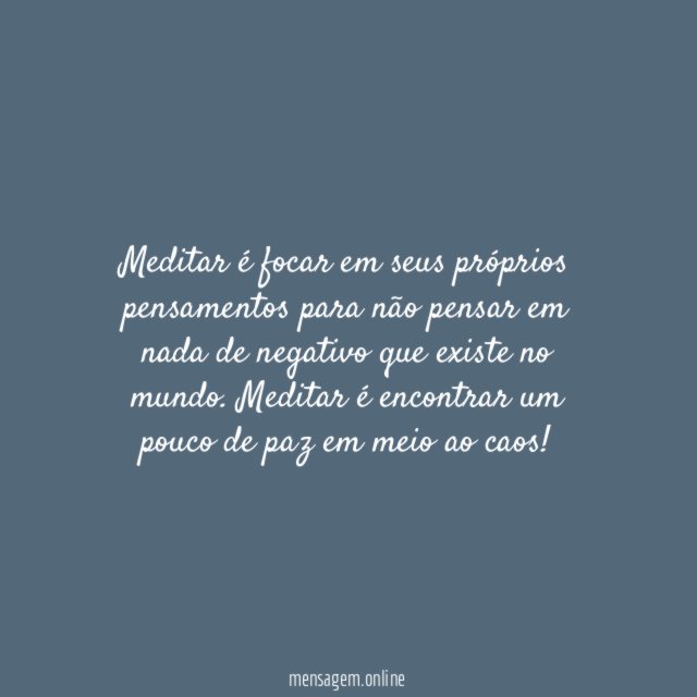 Paz no caos