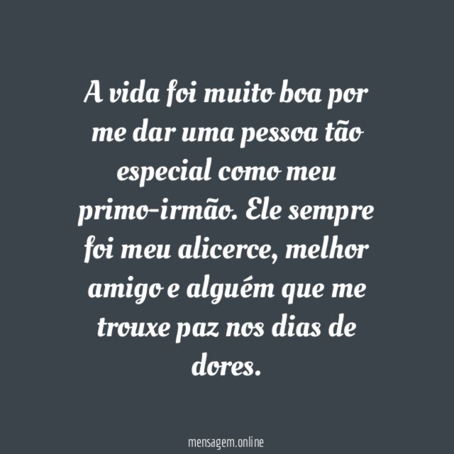 Alguém que me traz paz