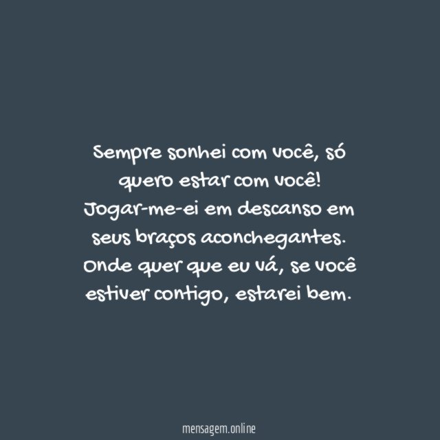 Onde quer que eu vá