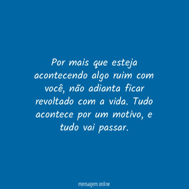 Não adianta