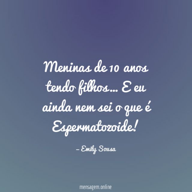 Meninas de 10 anos tendo filhos