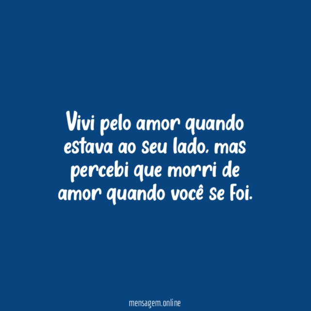Morrer de amor