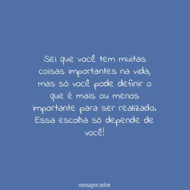 Grau de importância