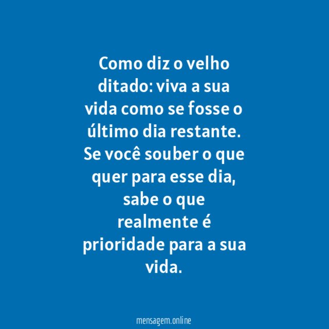 Último dia