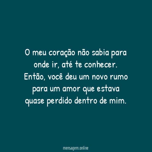 Rumo do meu coração