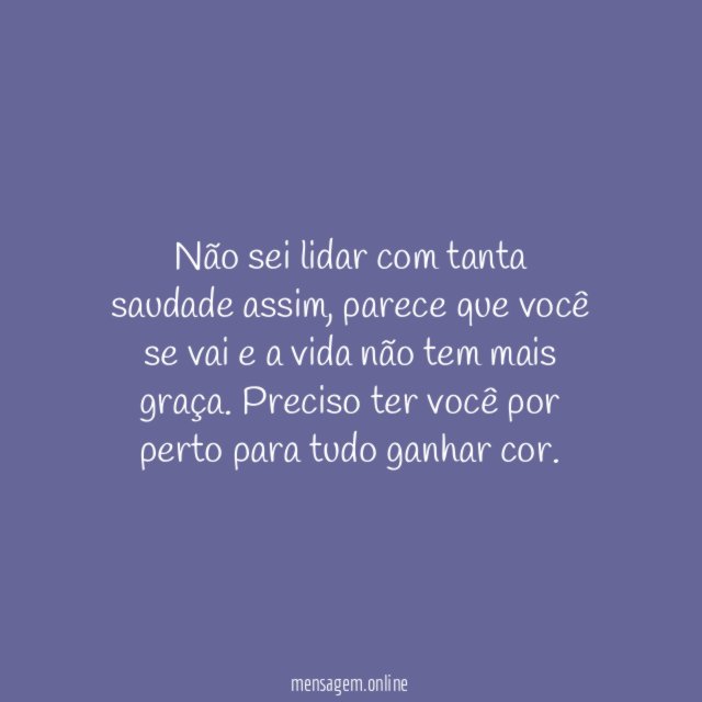 Não sei lidar