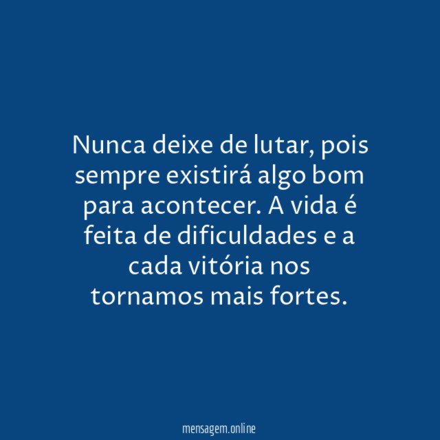 Continue lutando