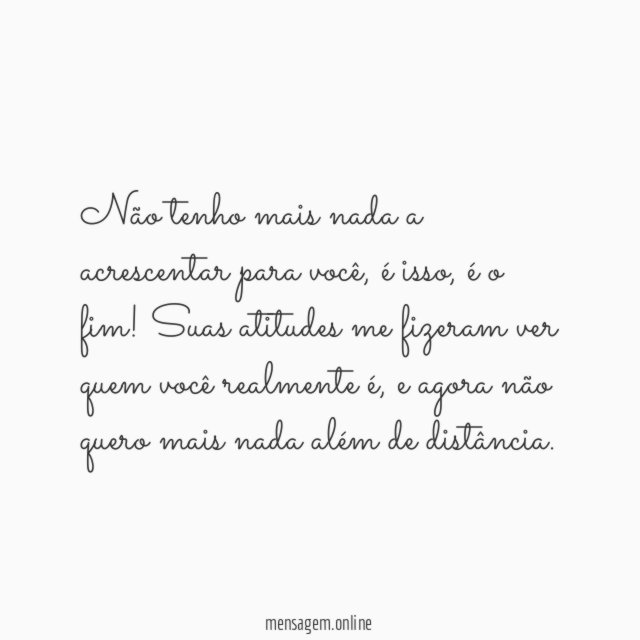 Sem mais