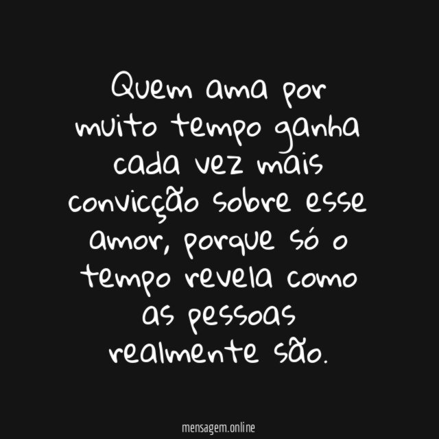 O tempo revela
