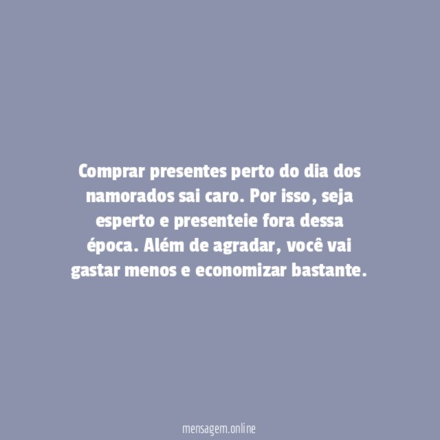 Presentes mais baratos